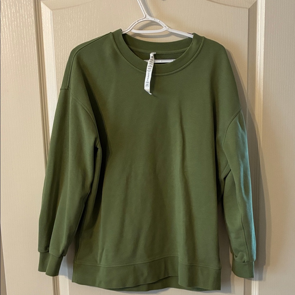 Olive Green Crewneck Sweatshirt Lulu!